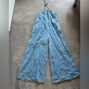 Forever 21 denim halter jumpsuit size 3X